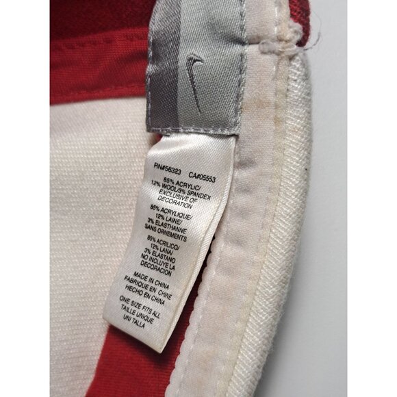 Vintage Nike 6-Panel Flex Fit Hat Red White Blue Swoosh Logo Just Do It Collect - Picture 7 of 10